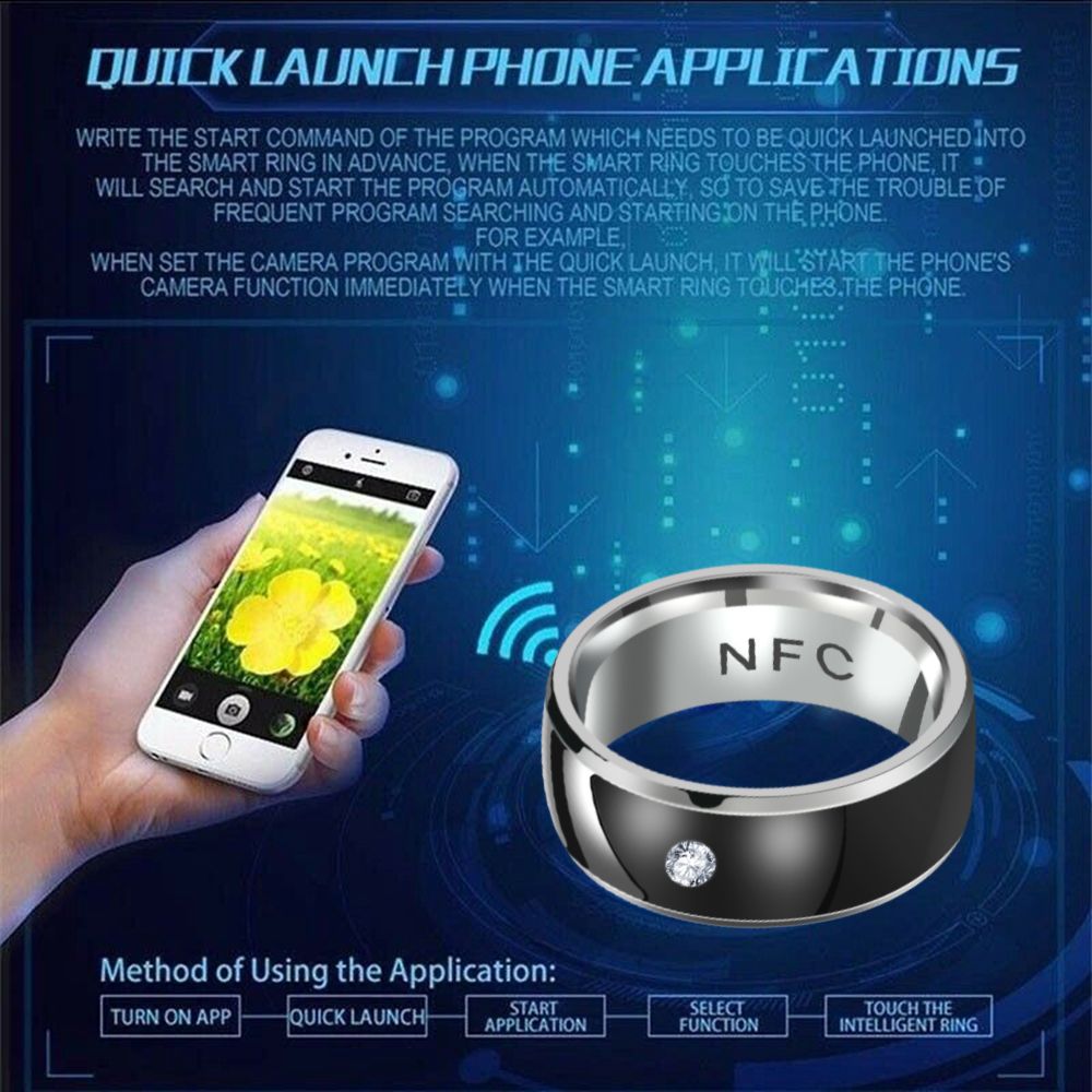 Fashion NFC Smart Finger Ring  - огляд і ціна Smart Ring Nfc Pay