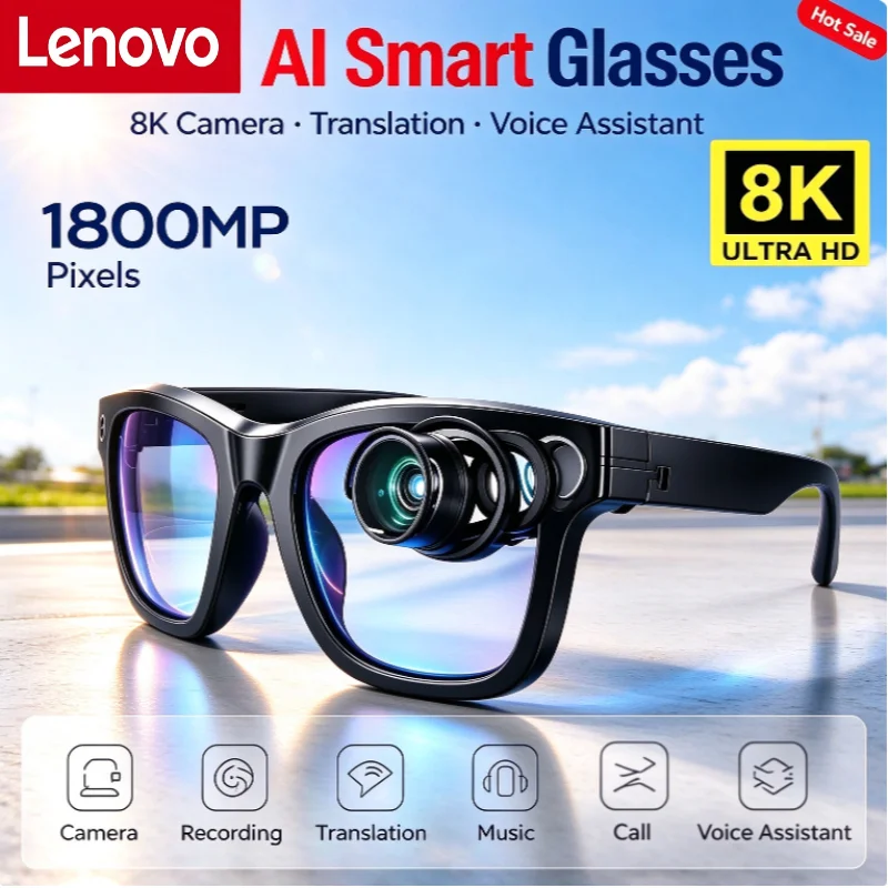 Lenovo AI Smart Glasses 8K 4K  - огляд і ціна Smart Glasses Lens