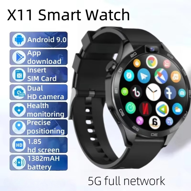 New X11 4G Mens Smart Watch Du - огляд і ціна Fall Detection Watch