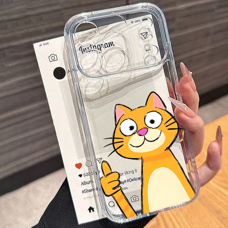 Cute Cartoon Orange Cat Phone  - огляд і ціна Xiaomi Redmi Note 14