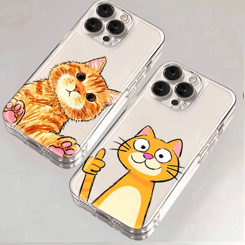 Cute Cartoon Orange Cat Phone  - огляд і ціна Xiaomi Redmi Note 14